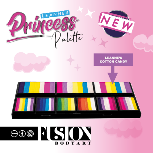 Fusion Body Art - Leannes Princess Palette (LEANNES PRINCESS PALETTE)